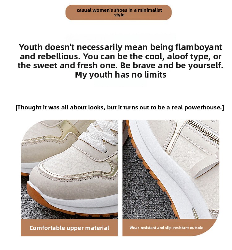 Women Colorblocked Round Toe PU Leather Flat Platform Casual Sneakers