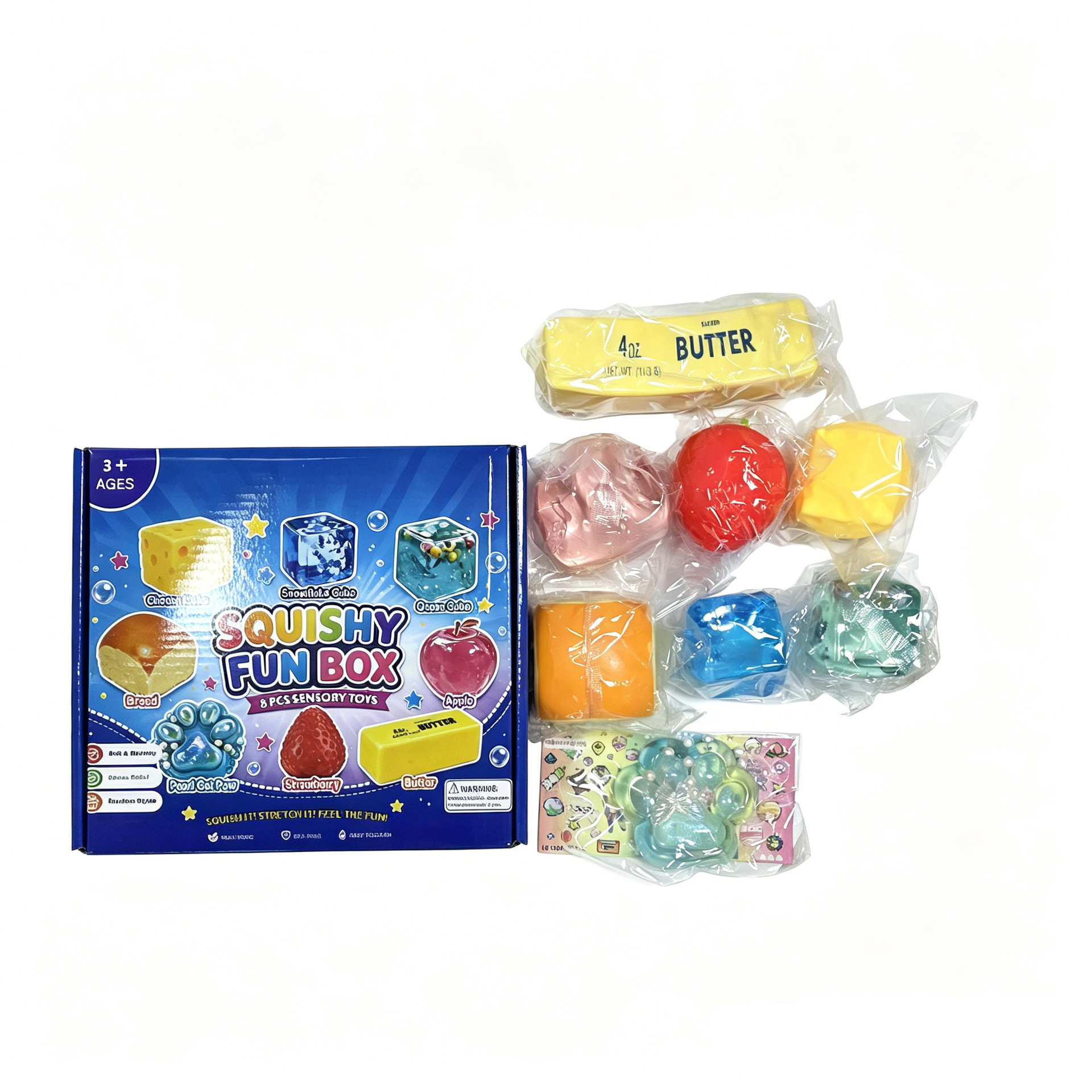 Mystery soft box series pinch music decompression toy blind box
