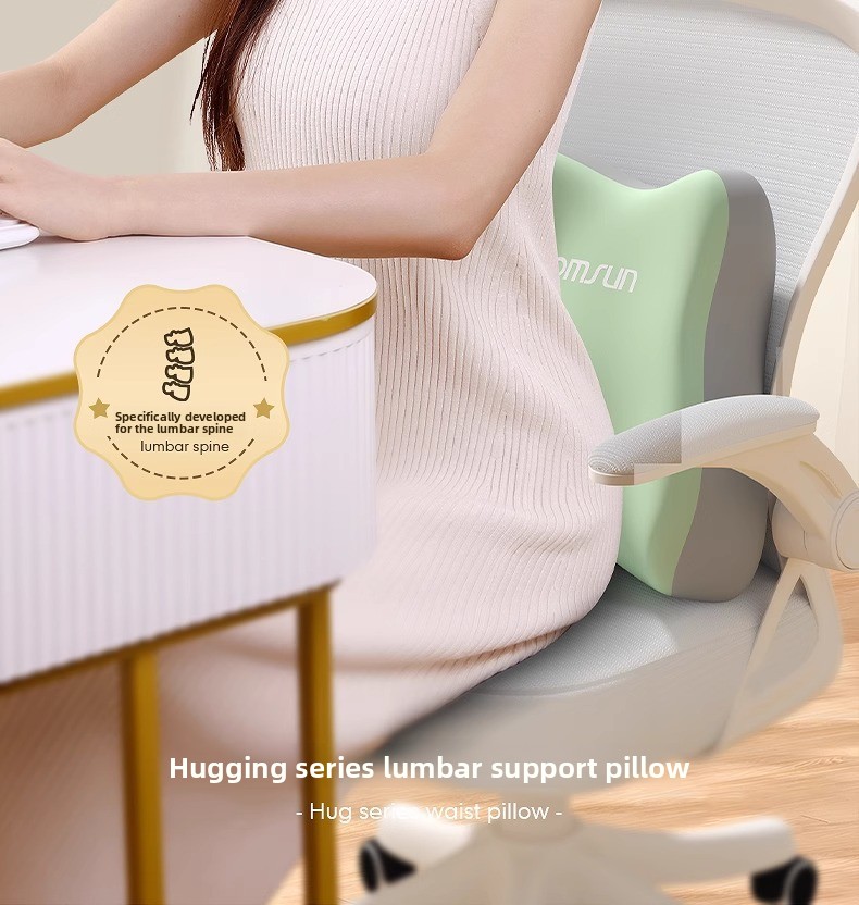 Lumbar Pillow Back Cushion Seat Lumbar Support Back Cushion Waist Protection