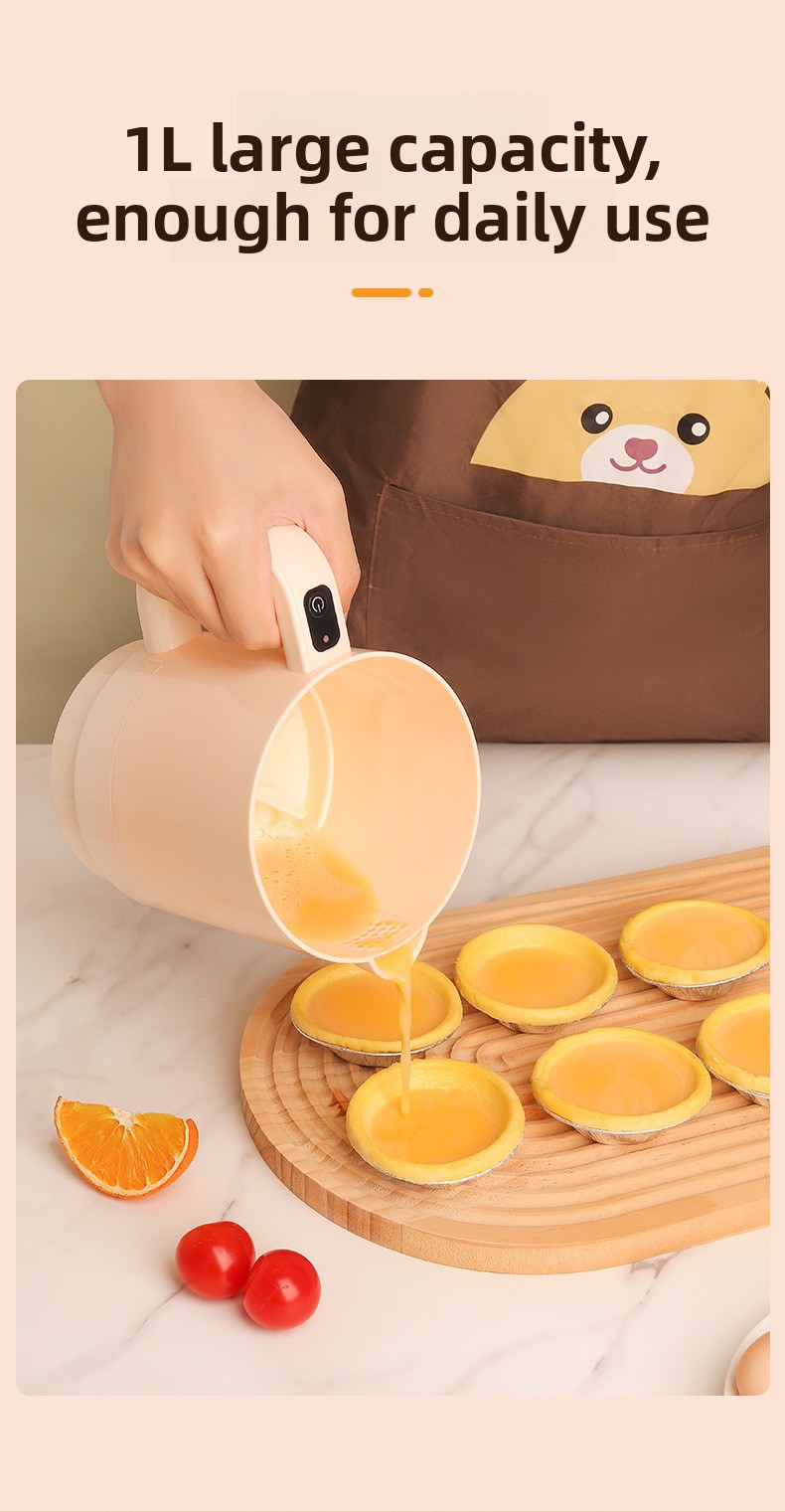 Small Multifunctional Rechargeable Egg Beater Mixer and Rice Washer