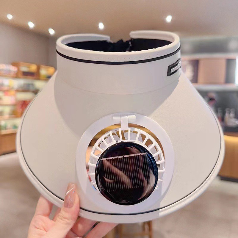 Sun Hat Sun Hat Sun Protection Band Fan Empty Top Big Brim