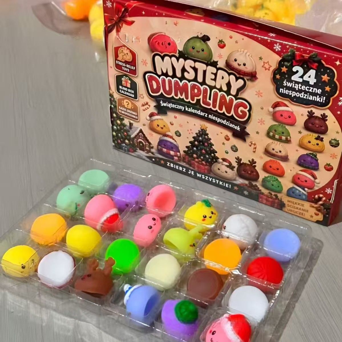 Christmas surprise bun countdown calendar blind box