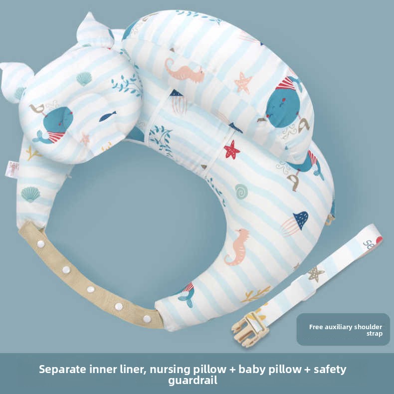 U-Shaped Nursing Pillow with Soft Fibre Filling — QIUOLA | qiuola.com