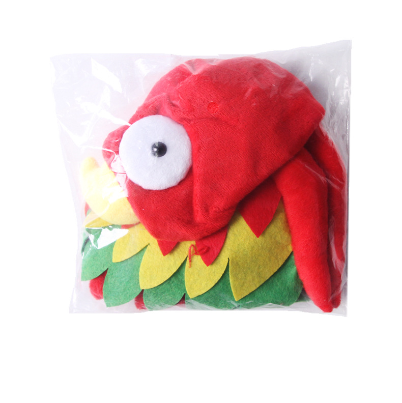 Pet Turkey Costume Vibrant Wings Hooded Transformation Outfit Cat Dog