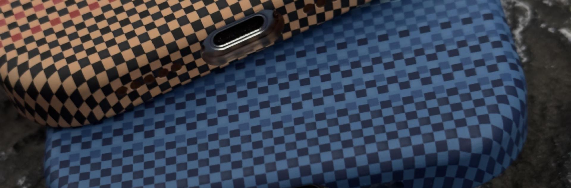 Kevlar Carbon Fiber Magnetic Case with Lens Holder for iPhone 13 14 15 16 Series Shockproof