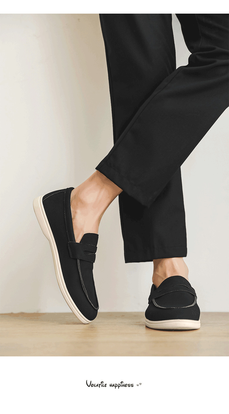 Men's Lightweight Suede Slip-On Casual Loafers
