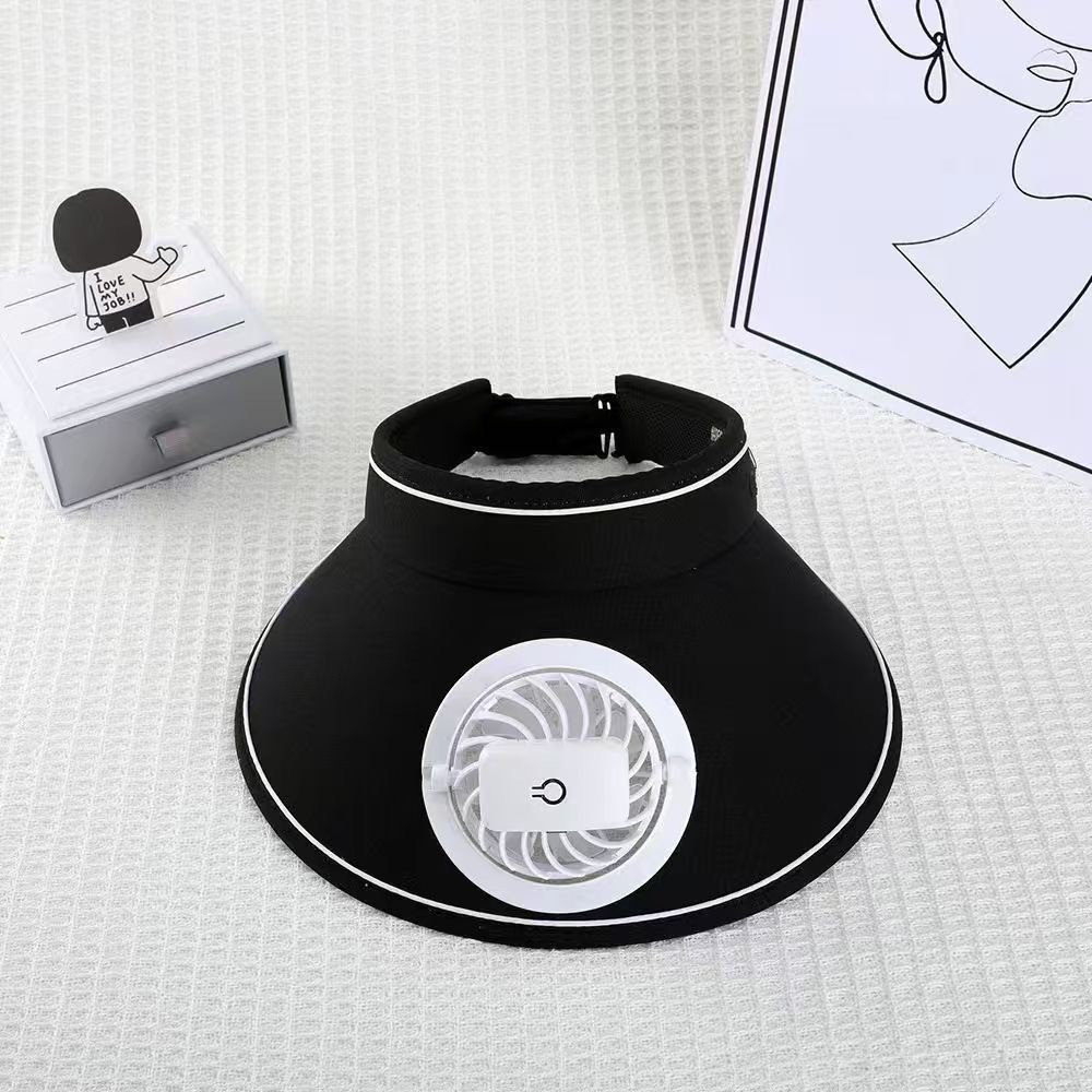 Sun Hat Sun Hat Sun Protection Band Fan Empty Top Big Brim