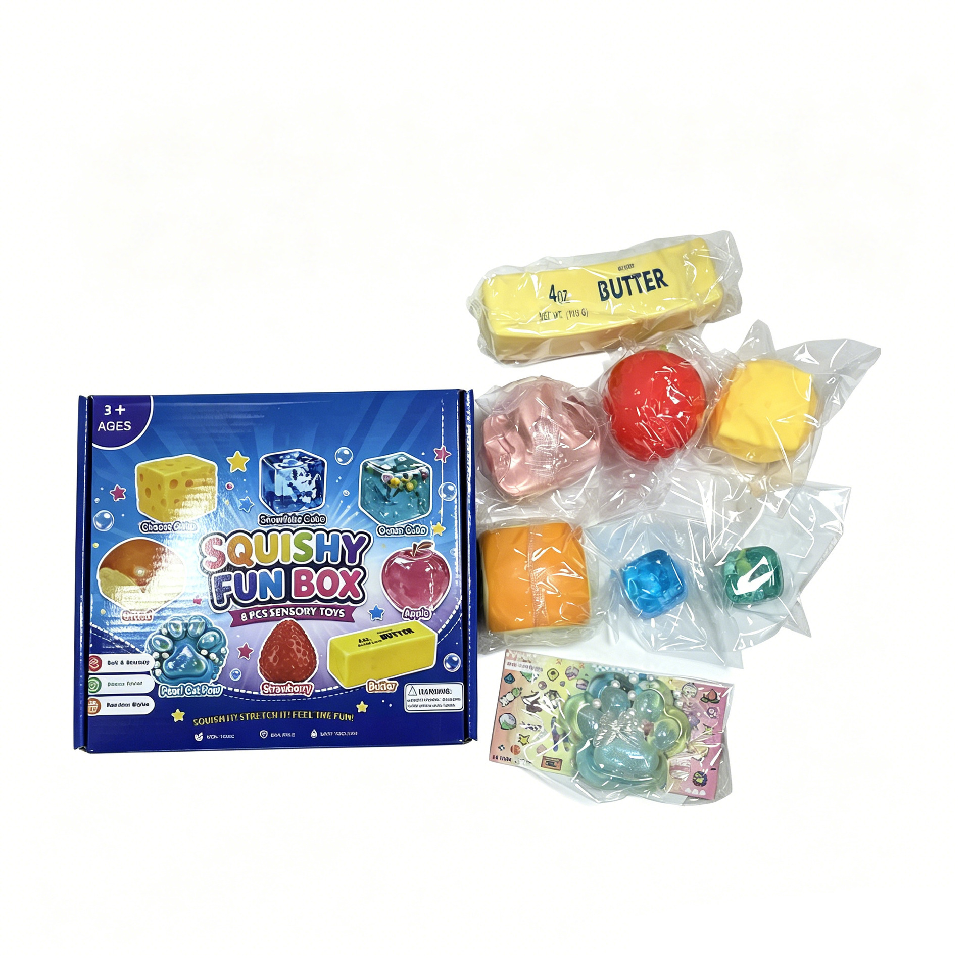 Mystery soft box series pinch music decompression toy blind box