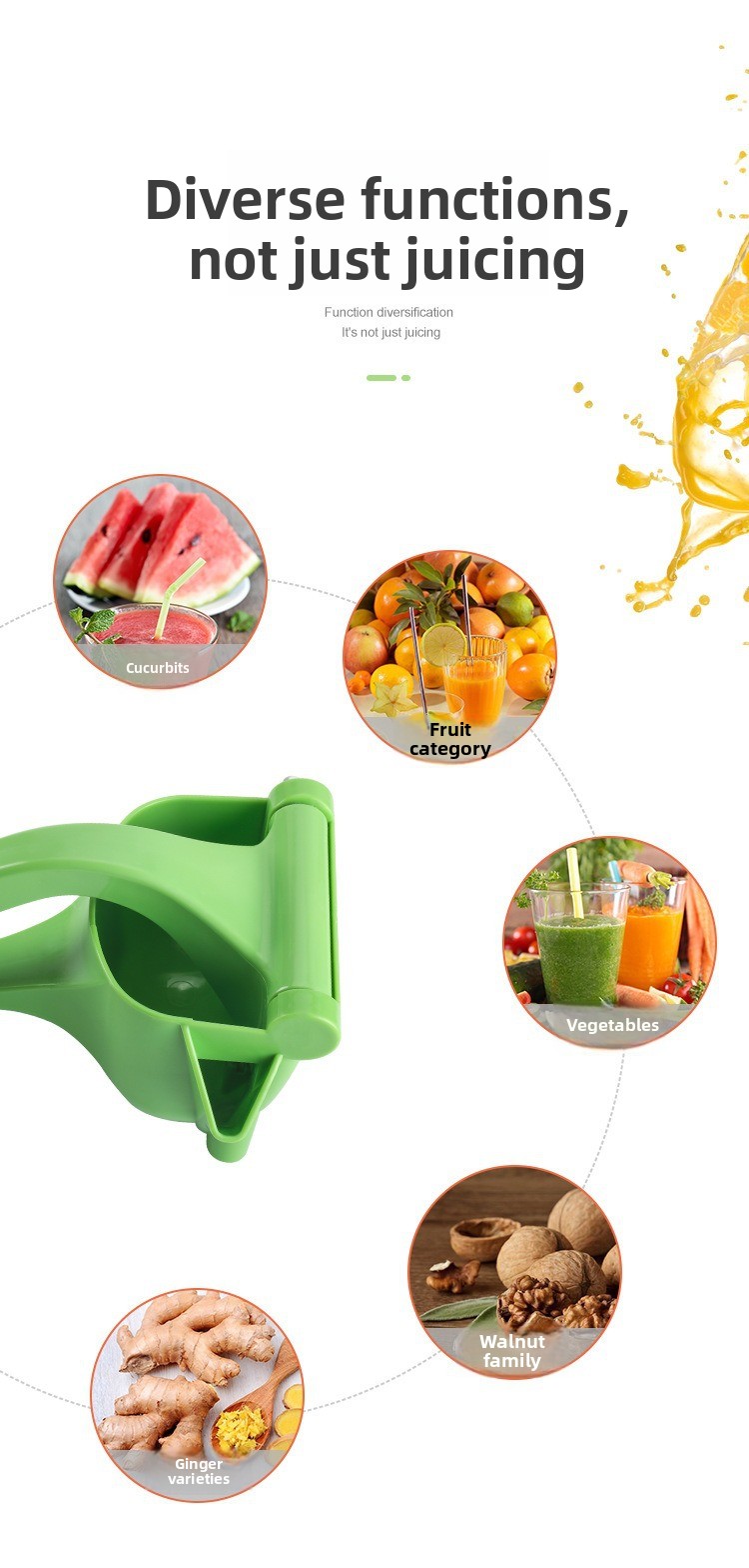 Manual juicer for extracting orange juice