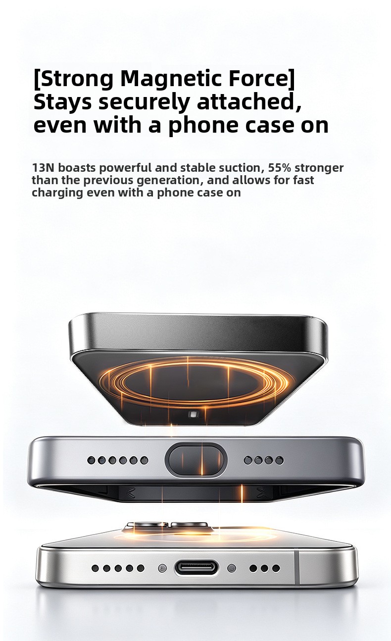 Slim Magnetic Wireless Power Bank