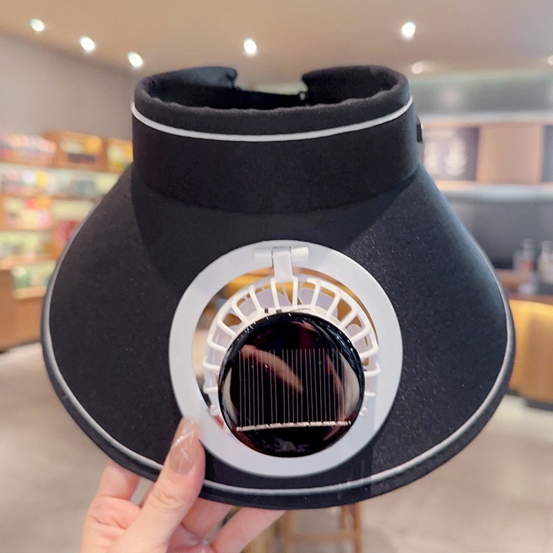 Sun Hat Sun Hat Sun Protection Band Fan Empty Top Big Brim