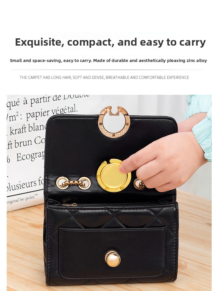 Circular folding bag holder