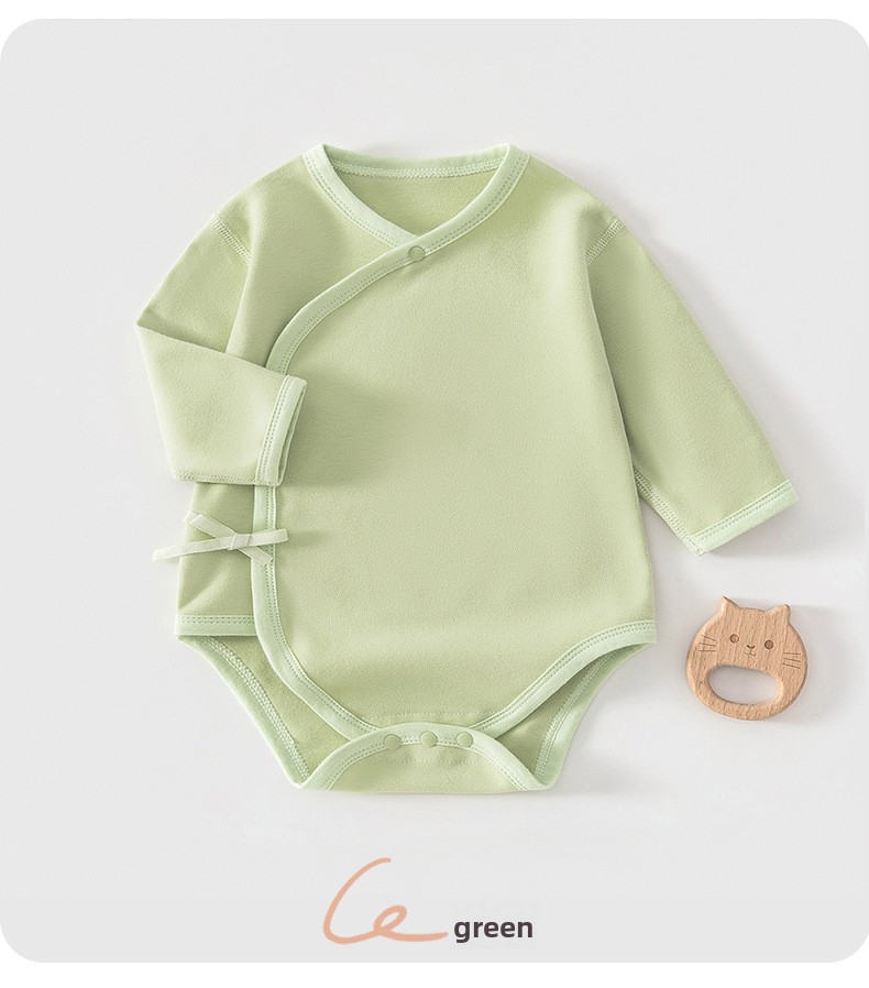 Unisex Baby Cotton Long Sleeve Seamless Romper Newborn Jumpsuit