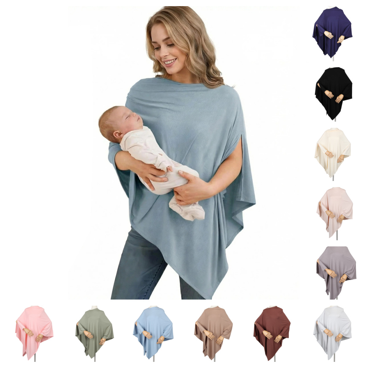 360 degree multifunctional nursing scarf baby wrap towel nursing towel