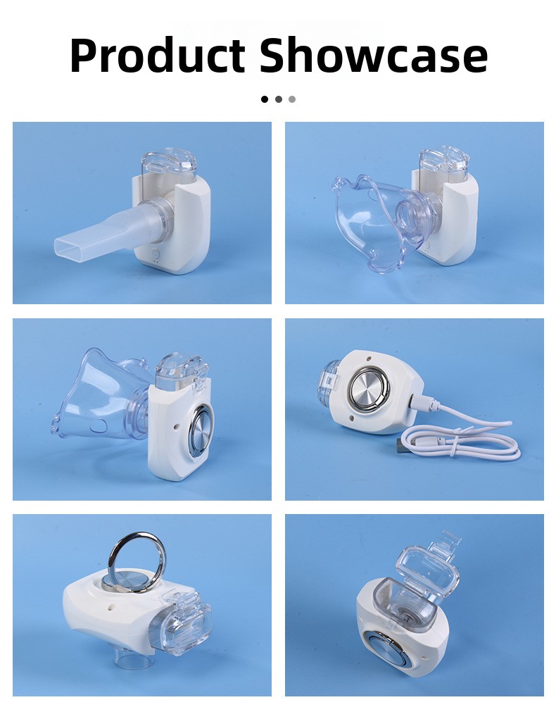 Portable Mini Rechargeable Atomizer with Micro-Grid Technology for Face and Eye Hydration
