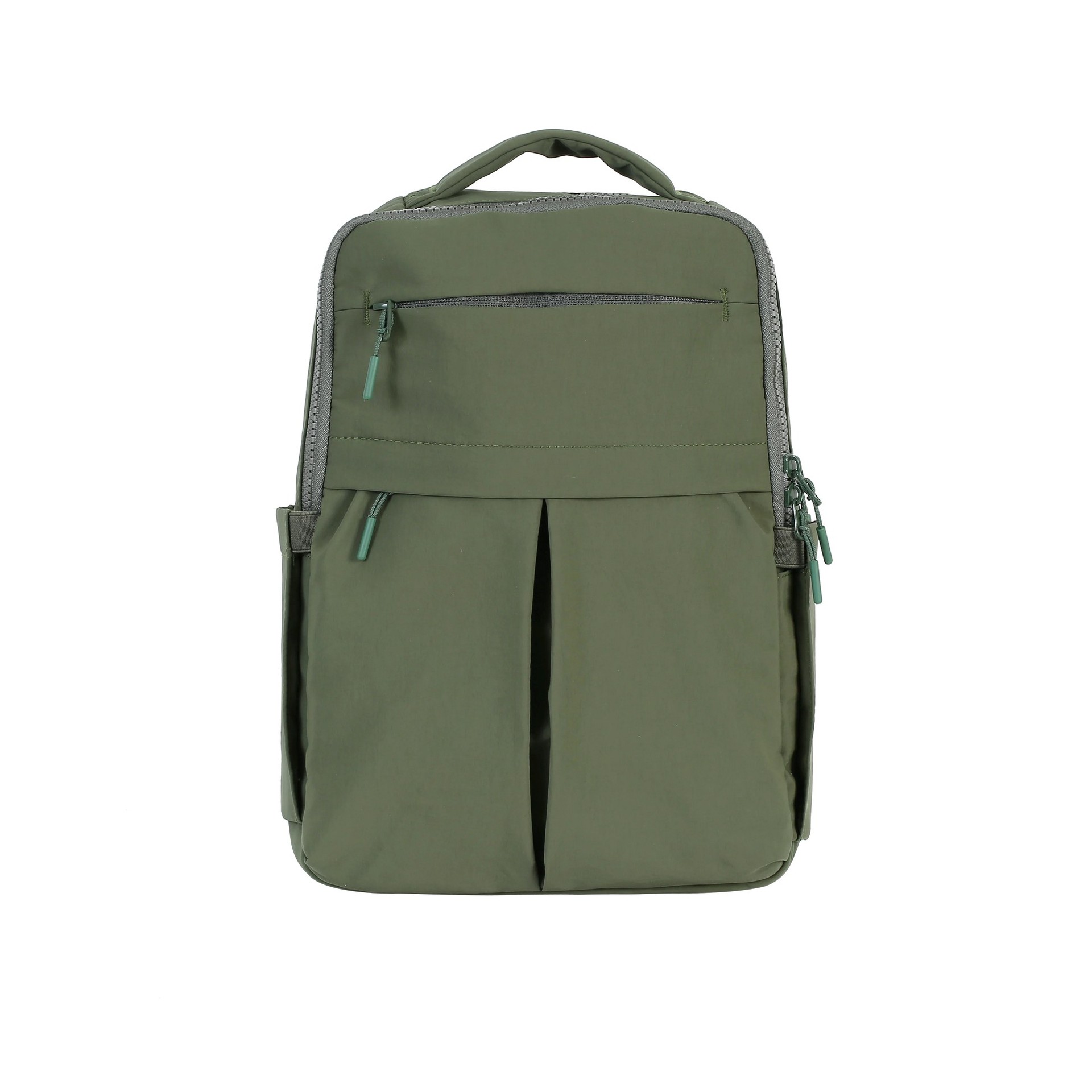 Lightweight Multi-Compartment Nylon Travel Backpack with Shockproof Laptop Sleeve