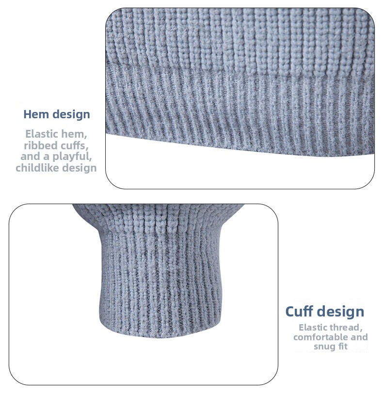 Men's short-sleeved knitted cardigan