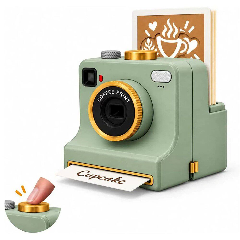 Retro coffee printing machine