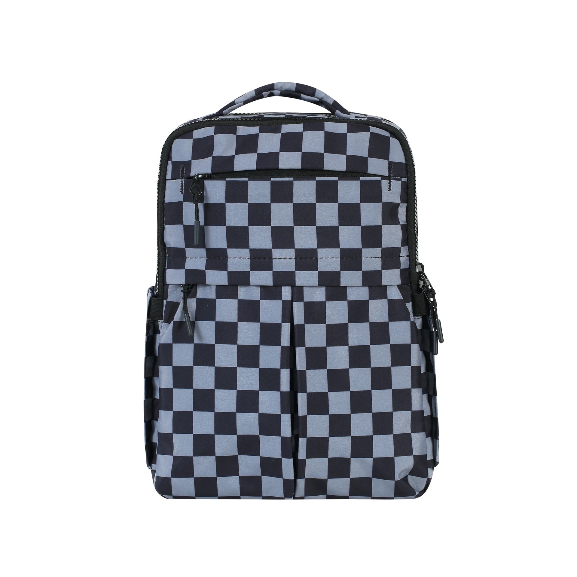 Lightweight Multi-Compartment Nylon Travel Backpack with Shockproof Laptop Sleeve