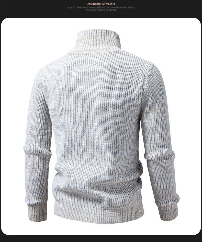 Men's short-sleeved knitted cardigan