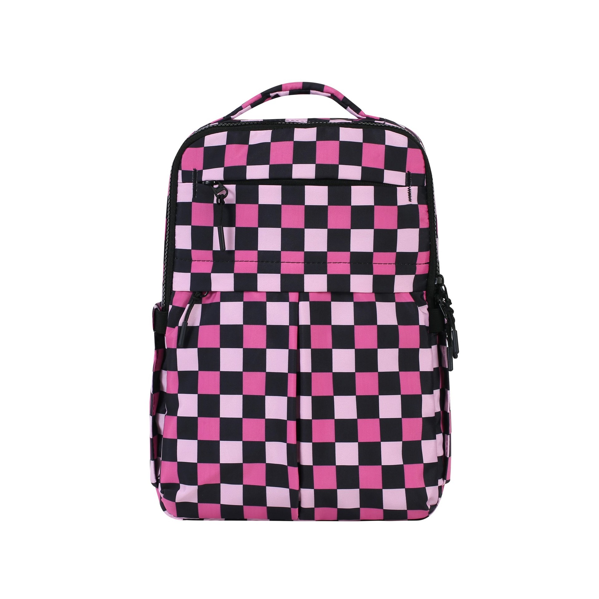 Lightweight Multi-Compartment Nylon Travel Backpack with Shockproof Laptop Sleeve