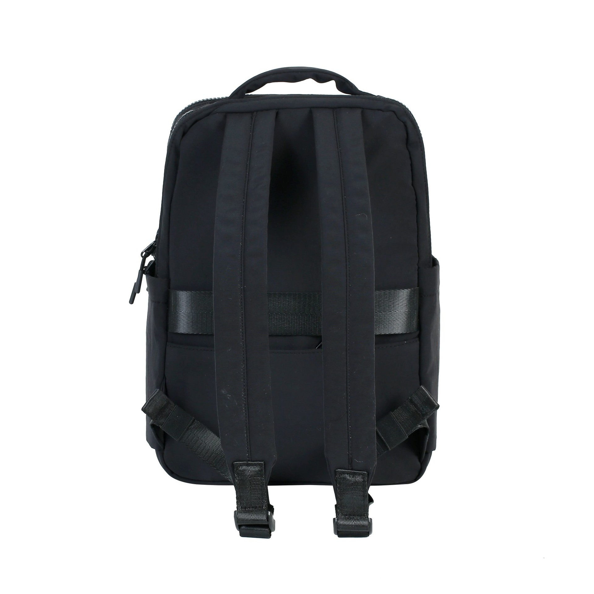 Lightweight Multi-Compartment Nylon Travel Backpack with Shockproof Laptop Sleeve