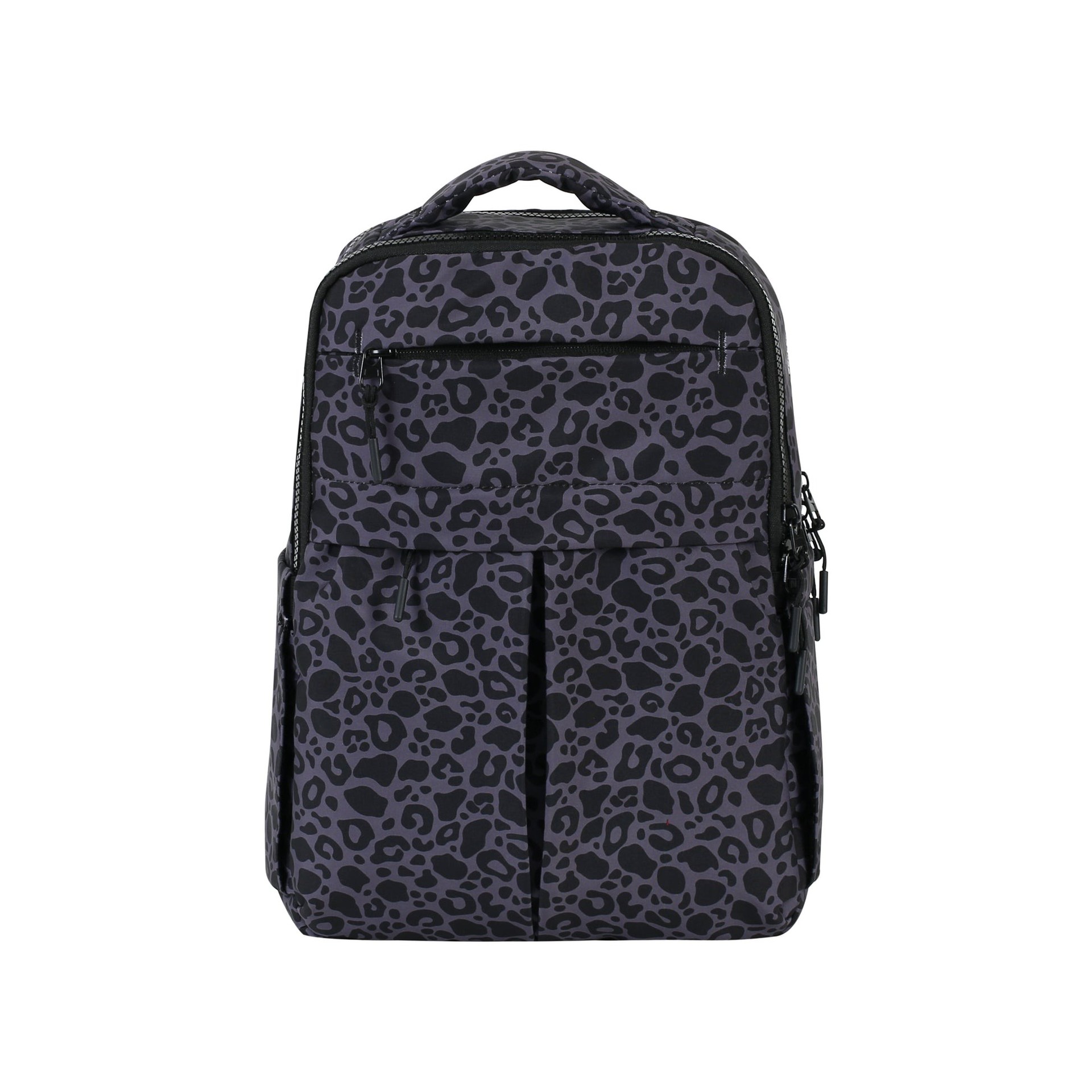 Lightweight Multi-Compartment Nylon Travel Backpack with Shockproof Laptop Sleeve