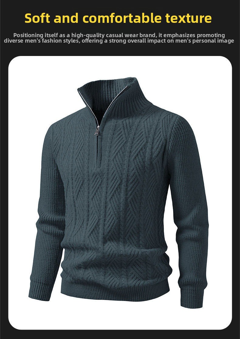 Men's short-sleeved knitted cardigan