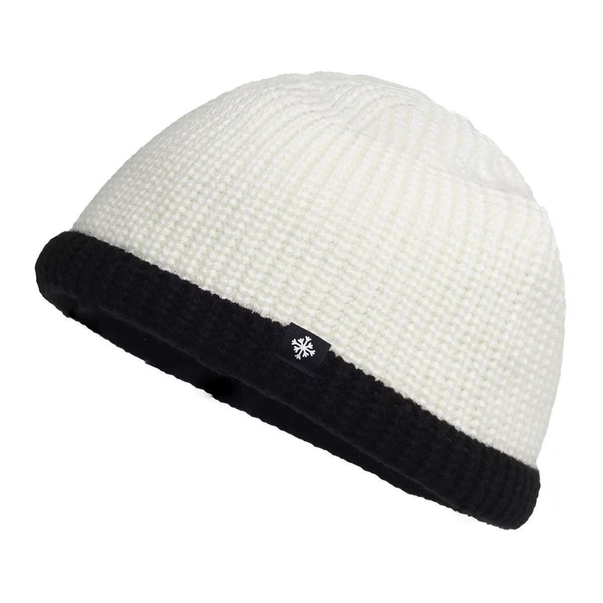 Men's Fleece Lined Knitted Beanie Hat with Ear Protection