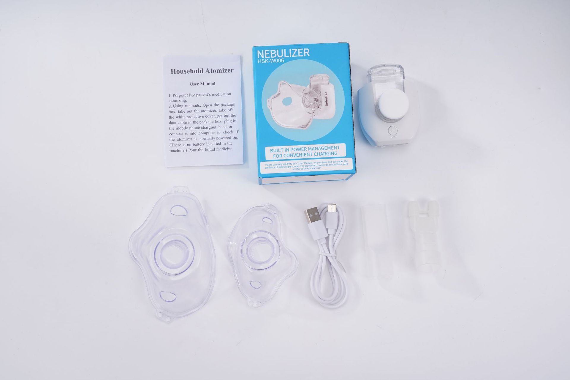 Portable Mini Rechargeable Atomizer with Micro-Grid Technology for Face and Eye Hydration