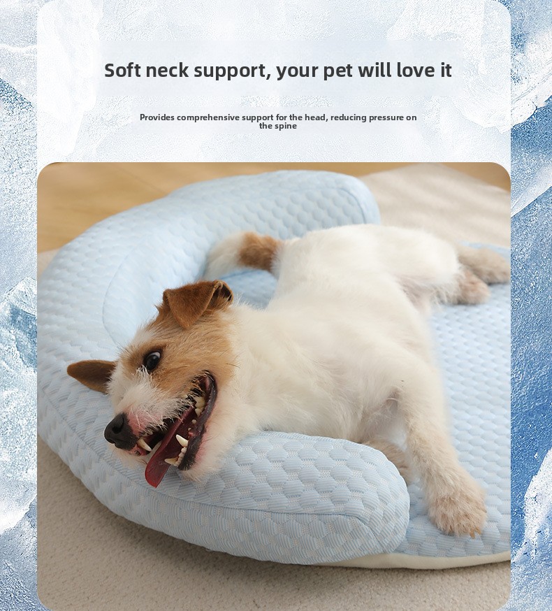 Round Cooling Ice Bean Pet Mat