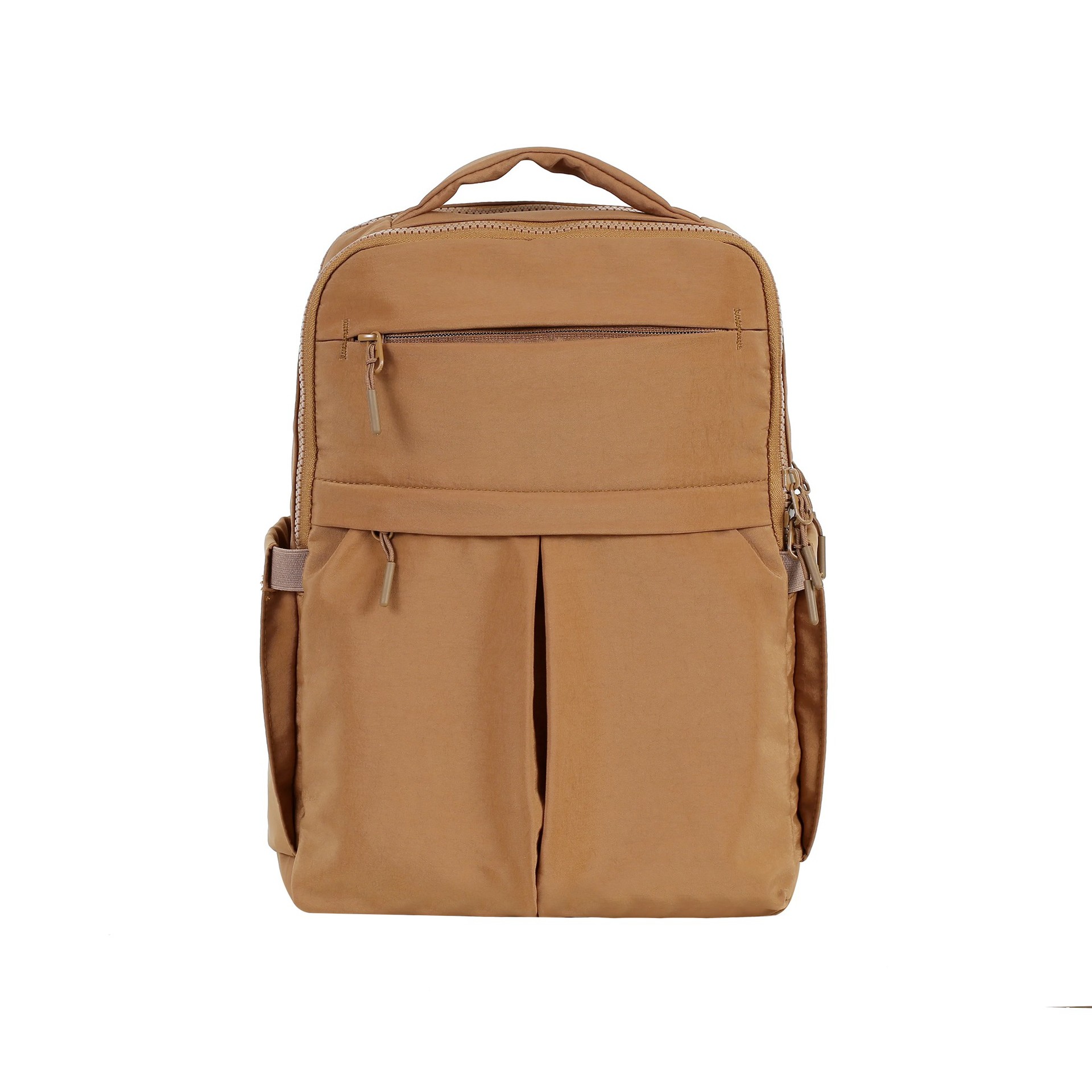 Lightweight Multi-Compartment Nylon Travel Backpack with Shockproof Laptop Sleeve