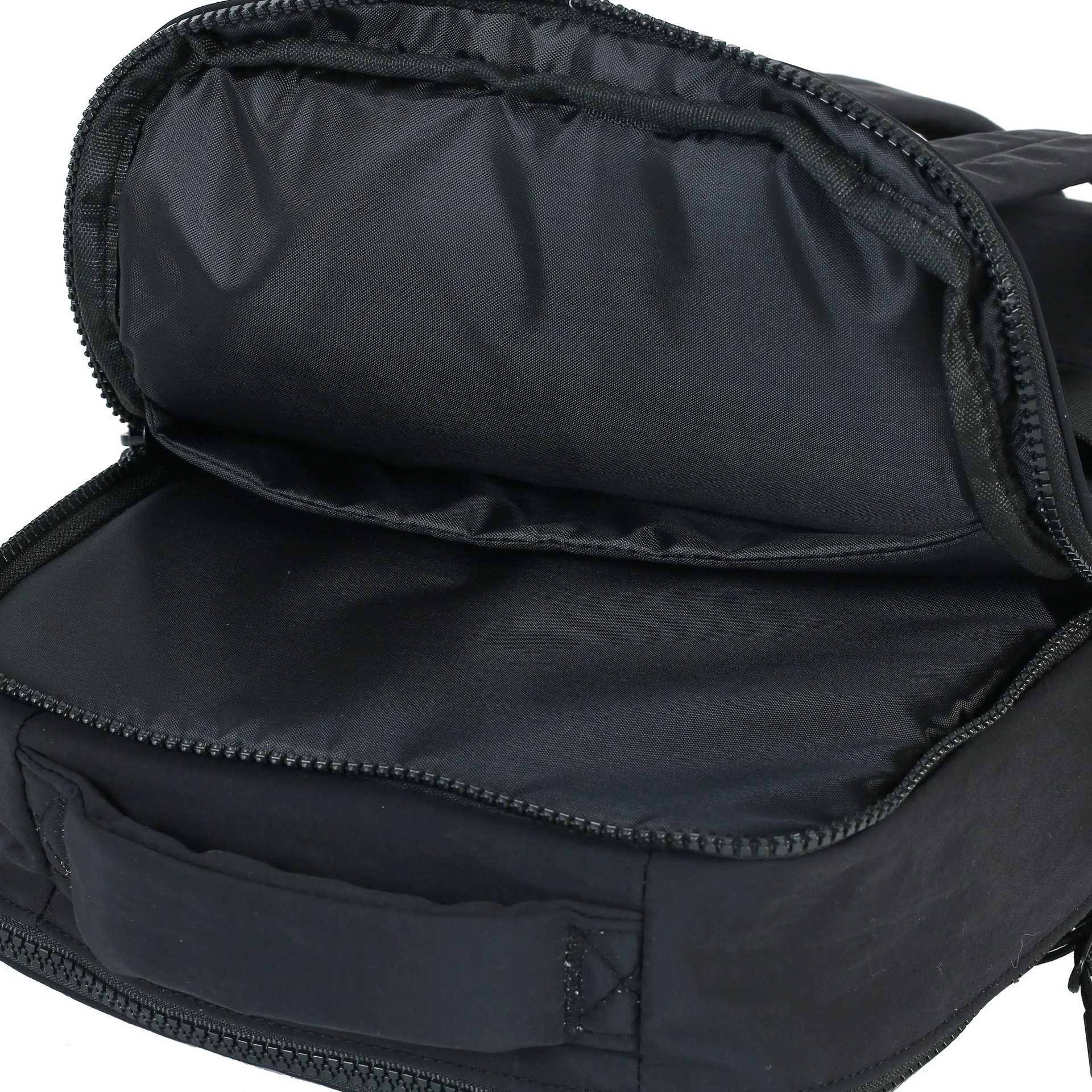 Lightweight Multi-Compartment Nylon Travel Backpack with Shockproof Laptop Sleeve