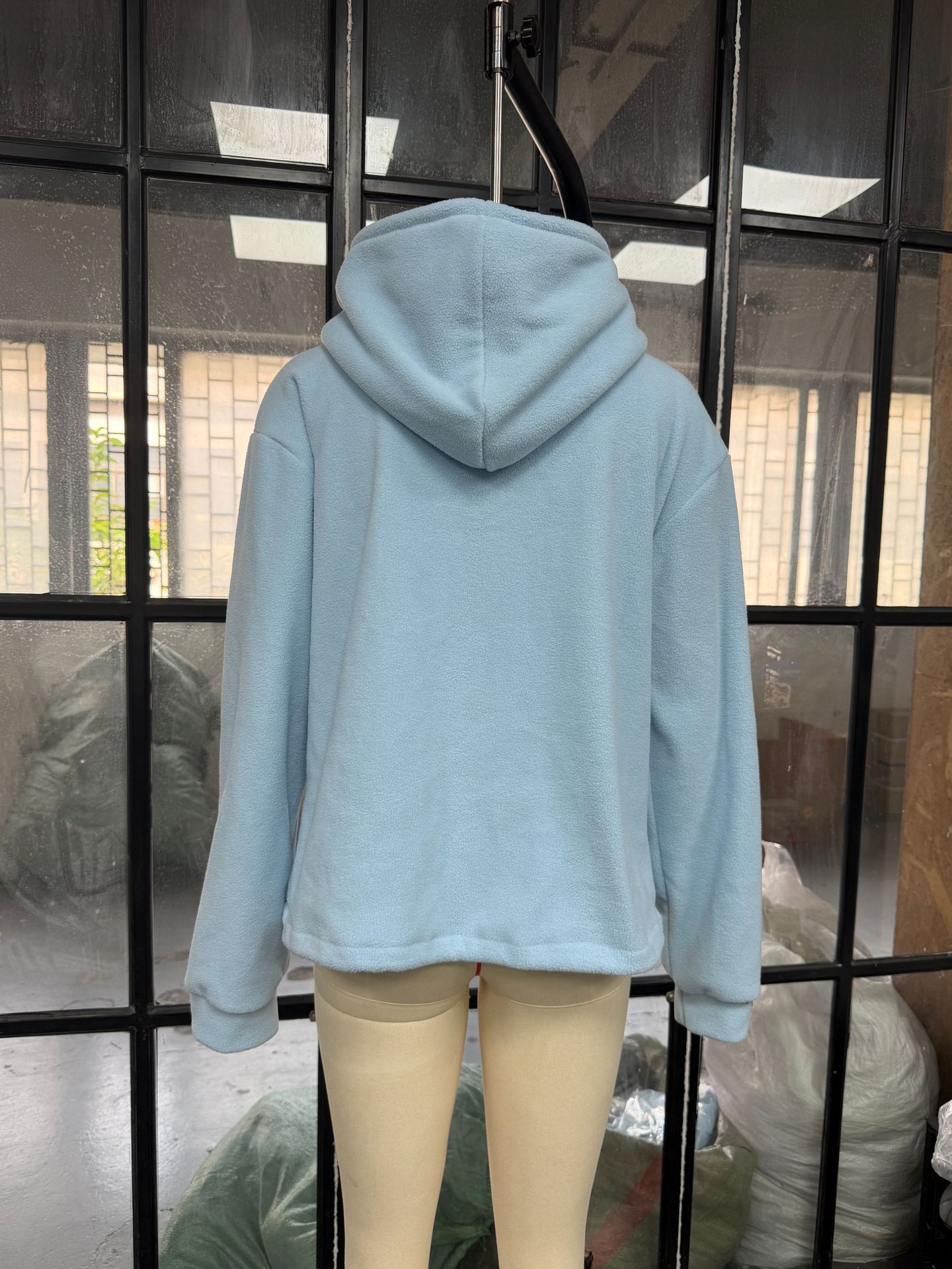 Couple Lamb Cashmere Pet Pocket Hooded Sweatshirt