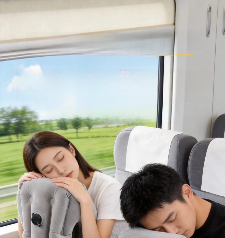 inflatable lying-down pillow