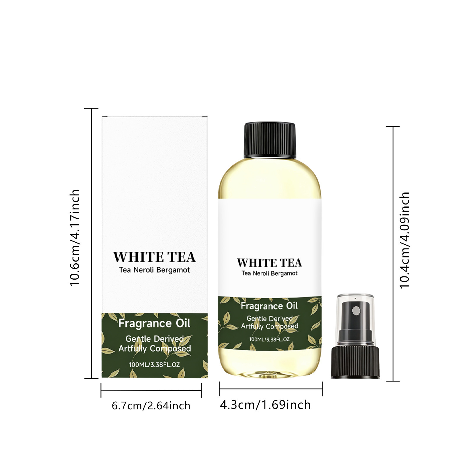 White tea aromatherapy body oil