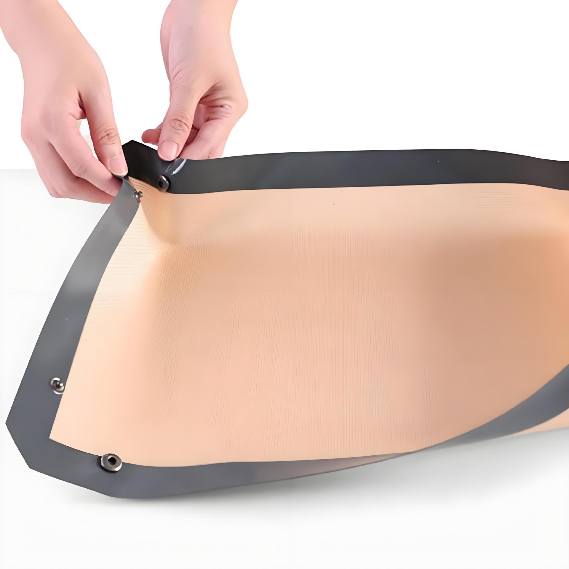 Food Grade Non-Stick Silicone Baking Mat Leak-Proof Oven Liner Heat Resistant