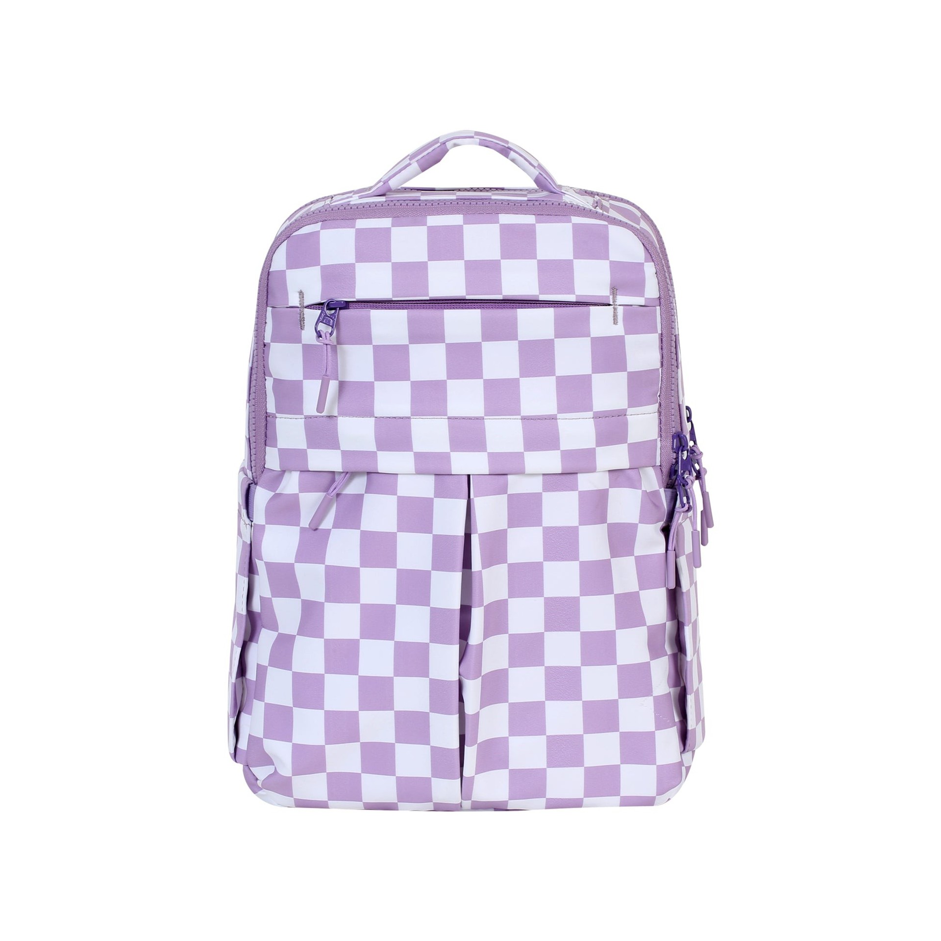 Lightweight Multi-Compartment Nylon Travel Backpack with Shockproof Laptop Sleeve