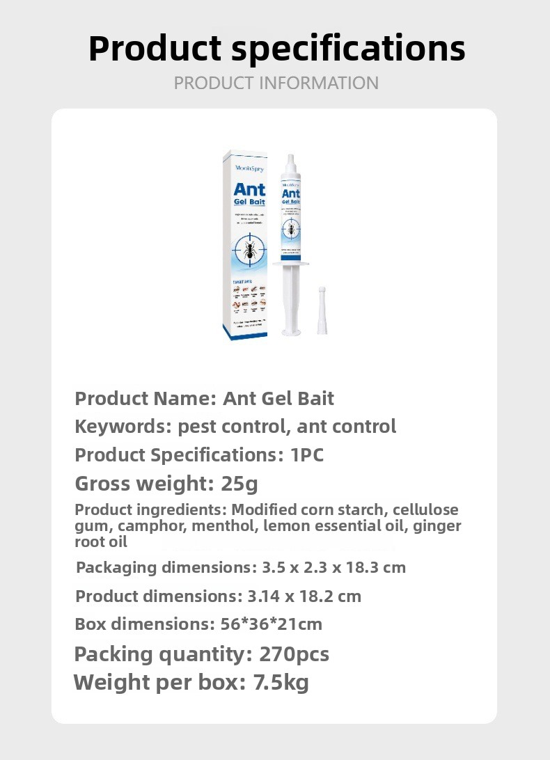 Kitchen Bathroom Insect Repellent Anti-Ant Lure