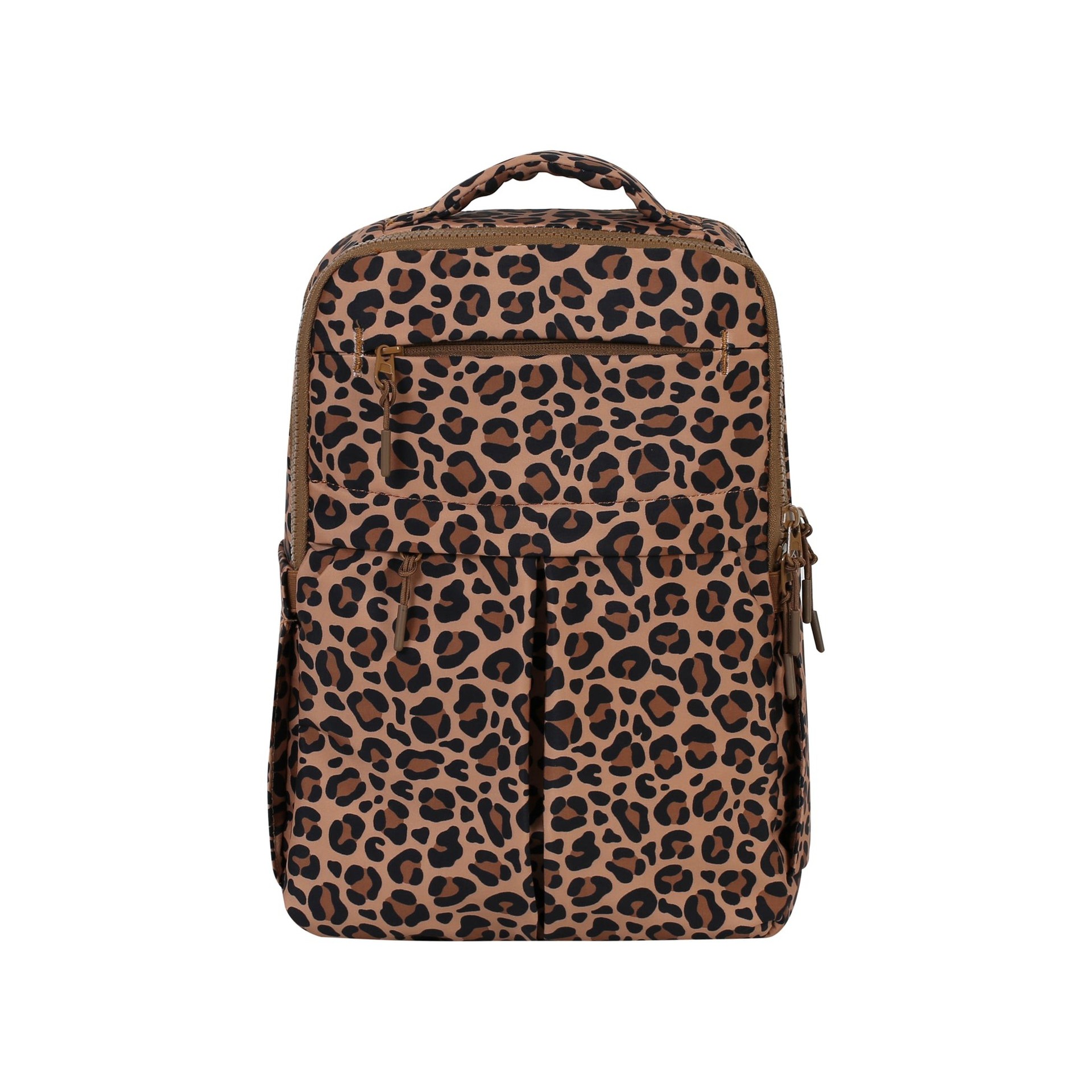 Lightweight Multi-Compartment Nylon Travel Backpack with Shockproof Laptop Sleeve