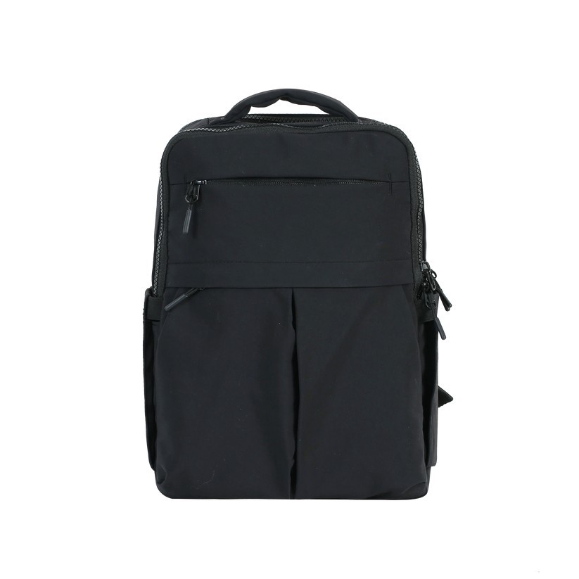 Lightweight Multi-Compartment Nylon Travel Backpack with Shockproof Laptop Sleeve