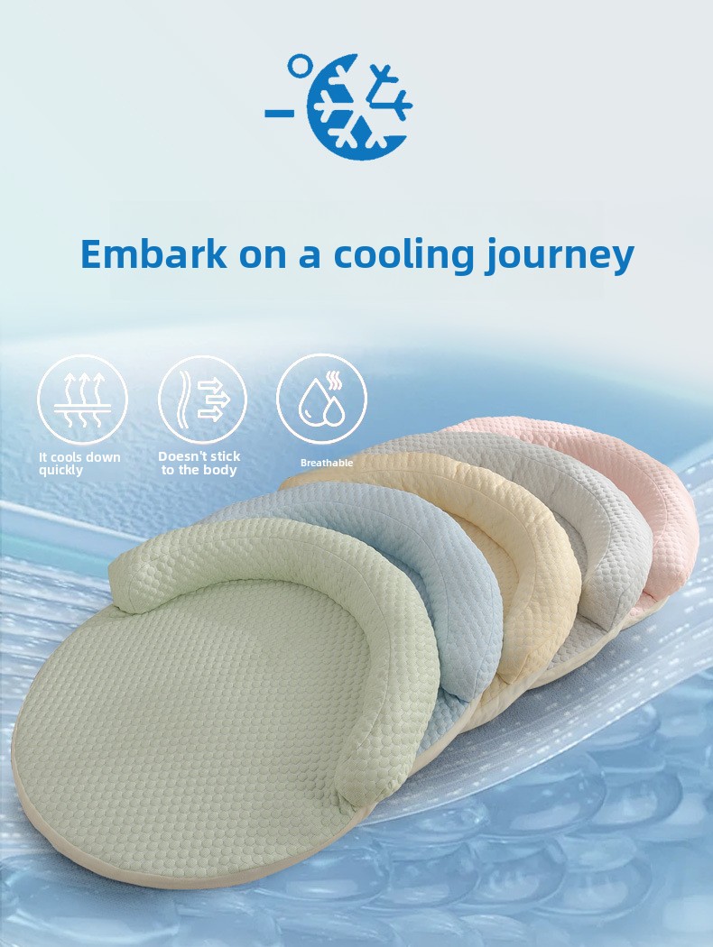 Round Cooling Ice Bean Pet Mat