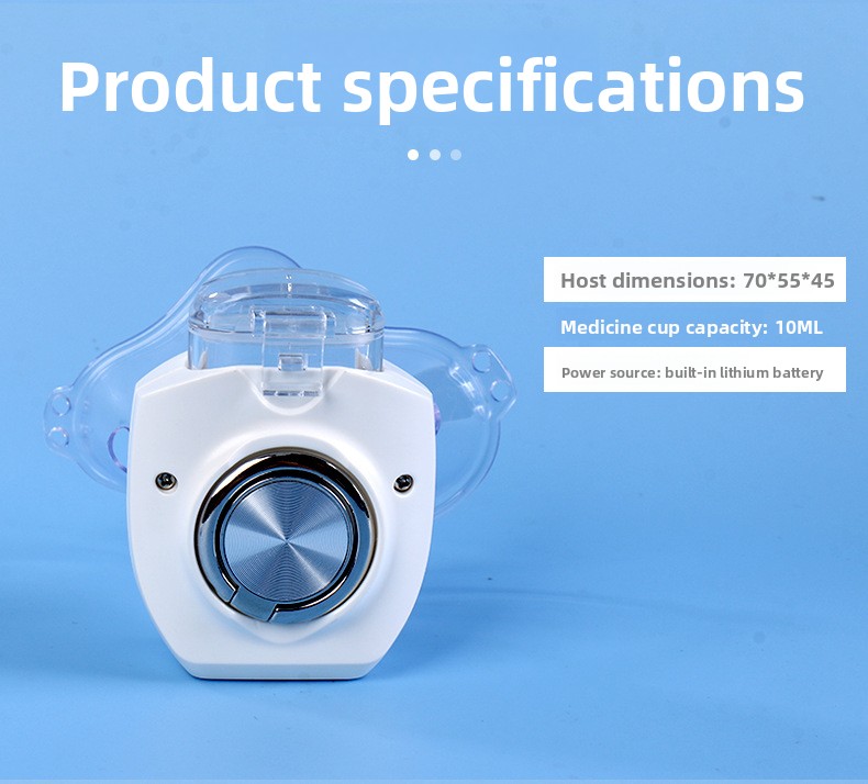 Portable Mini Rechargeable Atomizer with Micro-Grid Technology for Face and Eye Hydration