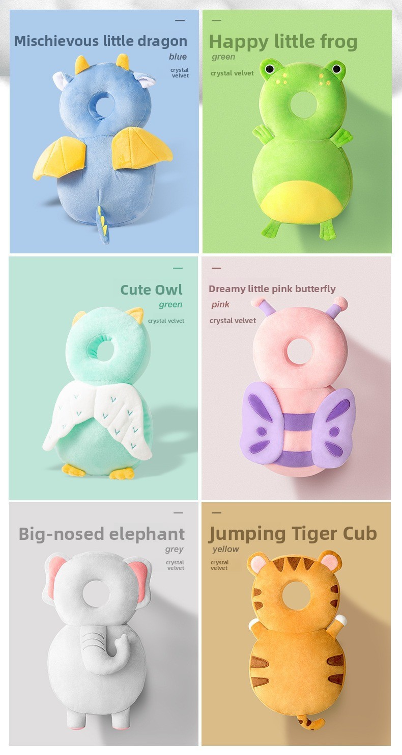 Toddler Head & Back Cushion – Plush & Mesh Designs — QIUOLA | qiuola.com