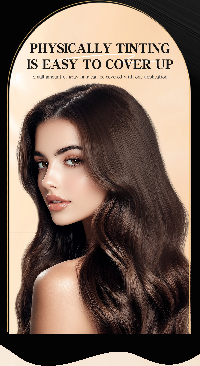 Natural Gray Hair Coverage Quick Color Touch-Up Stick Water-Resistant Hair Dye Pen