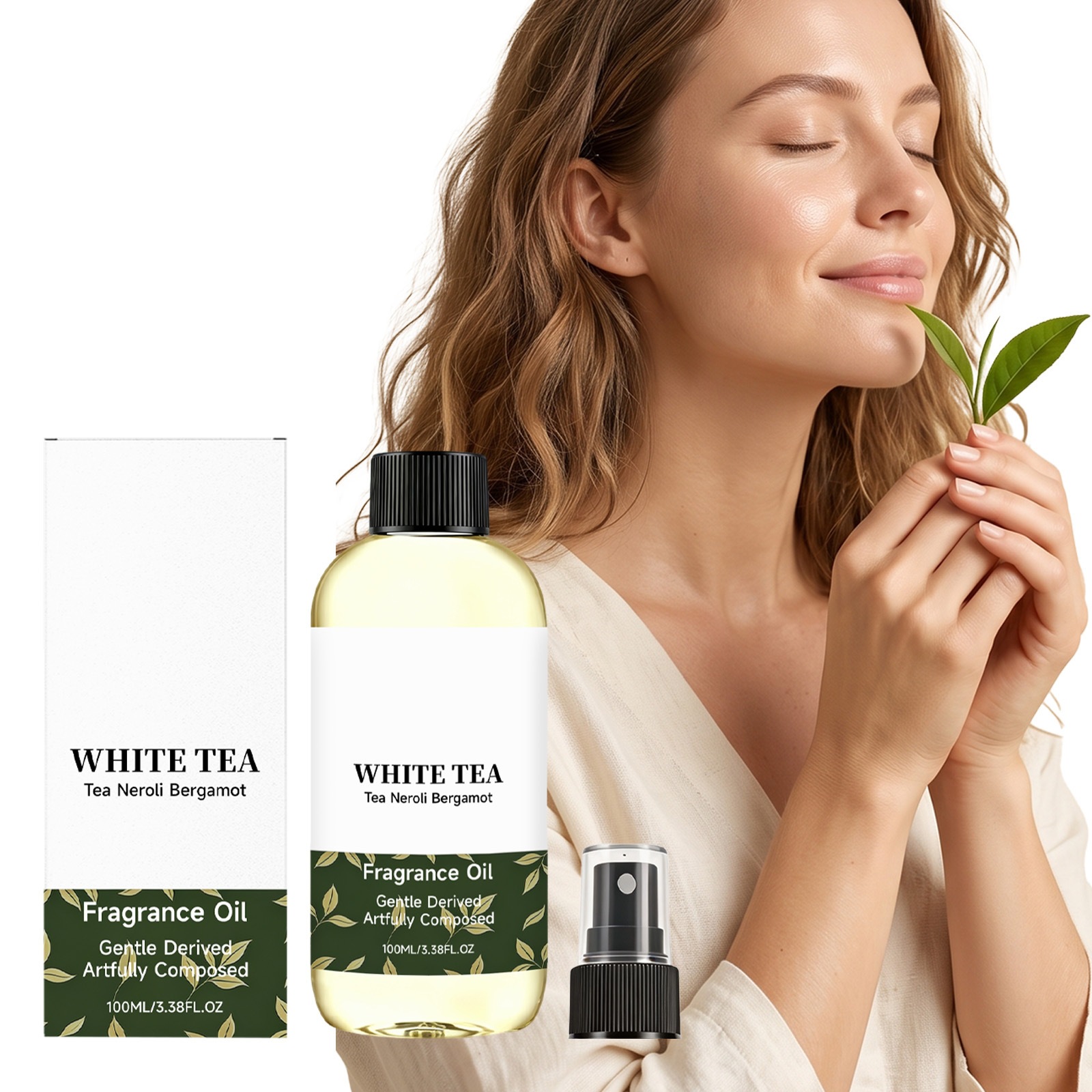 White tea aromatherapy body oil
