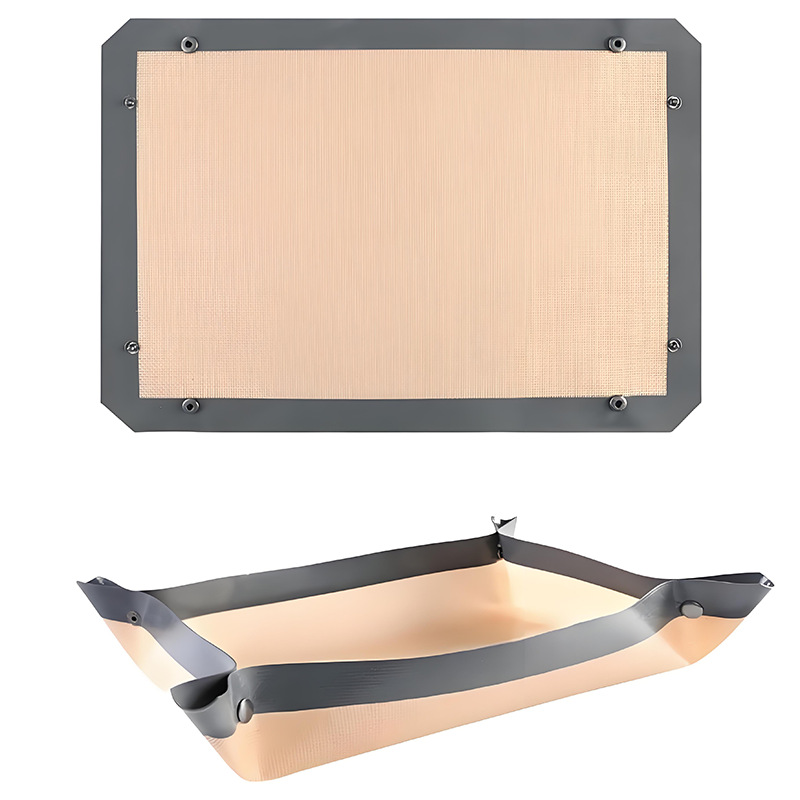 Food Grade Non-Stick Silicone Baking Mat Leak-Proof Oven Liner Heat Resistant