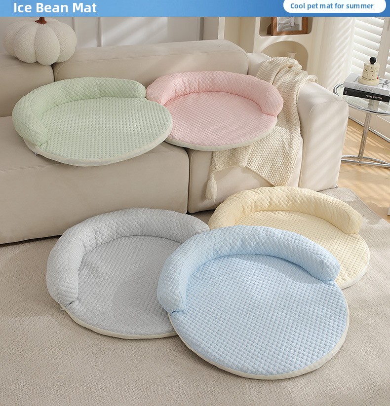 Round Cooling Ice Bean Pet Mat