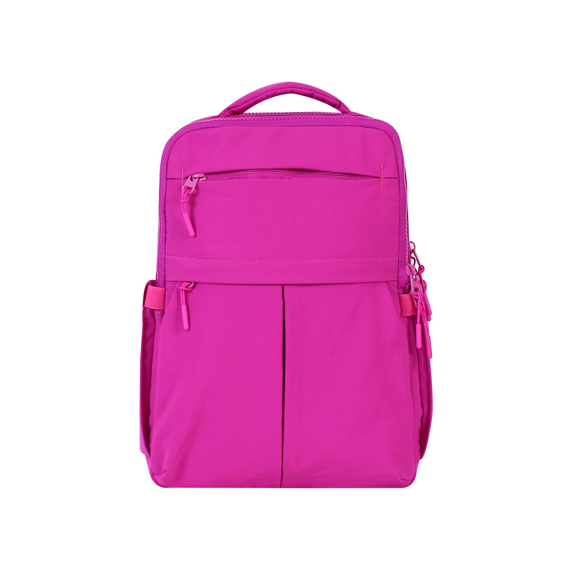 Lightweight Multi-Compartment Nylon Travel Backpack with Shockproof Laptop Sleeve