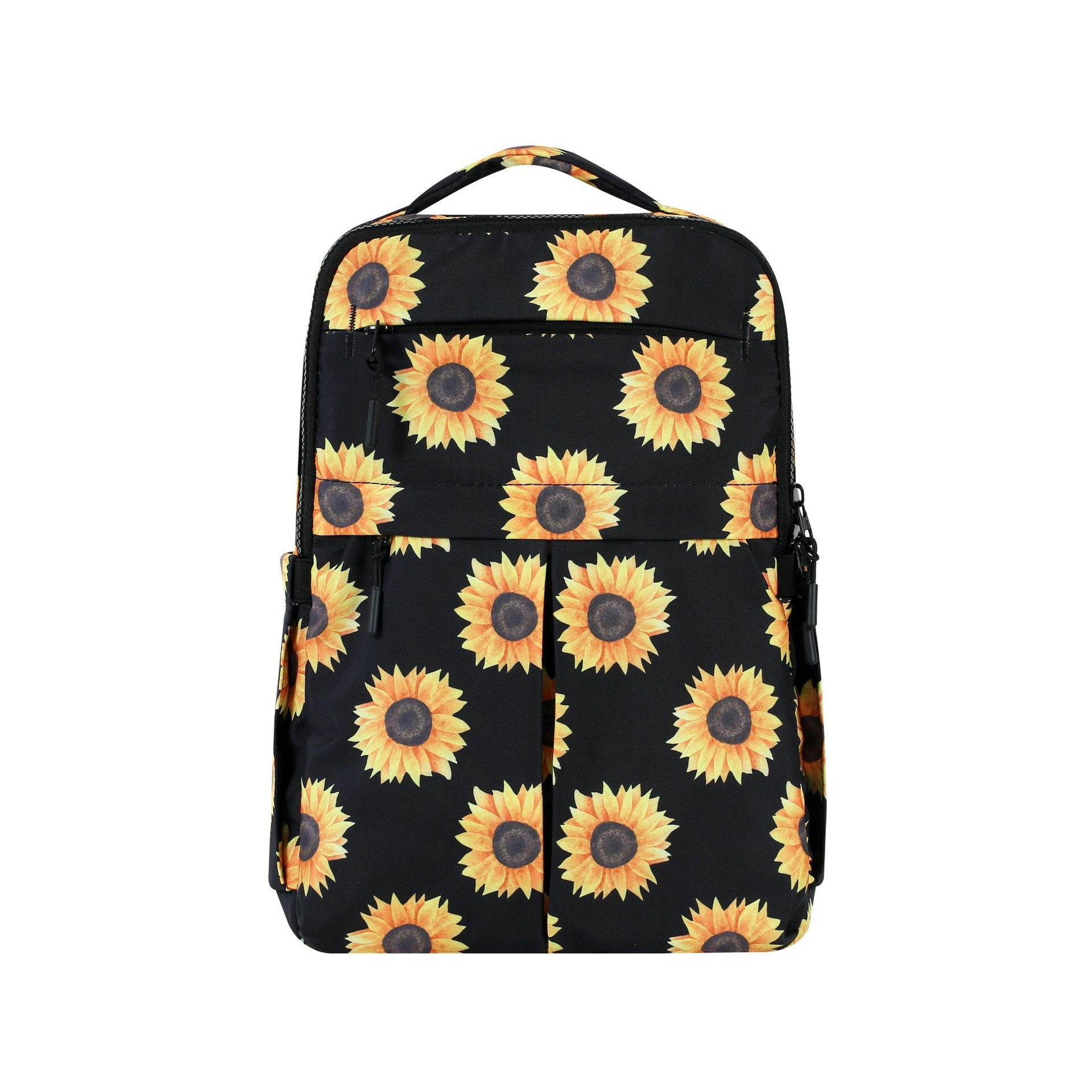 Lightweight Multi-Compartment Nylon Travel Backpack with Shockproof Laptop Sleeve